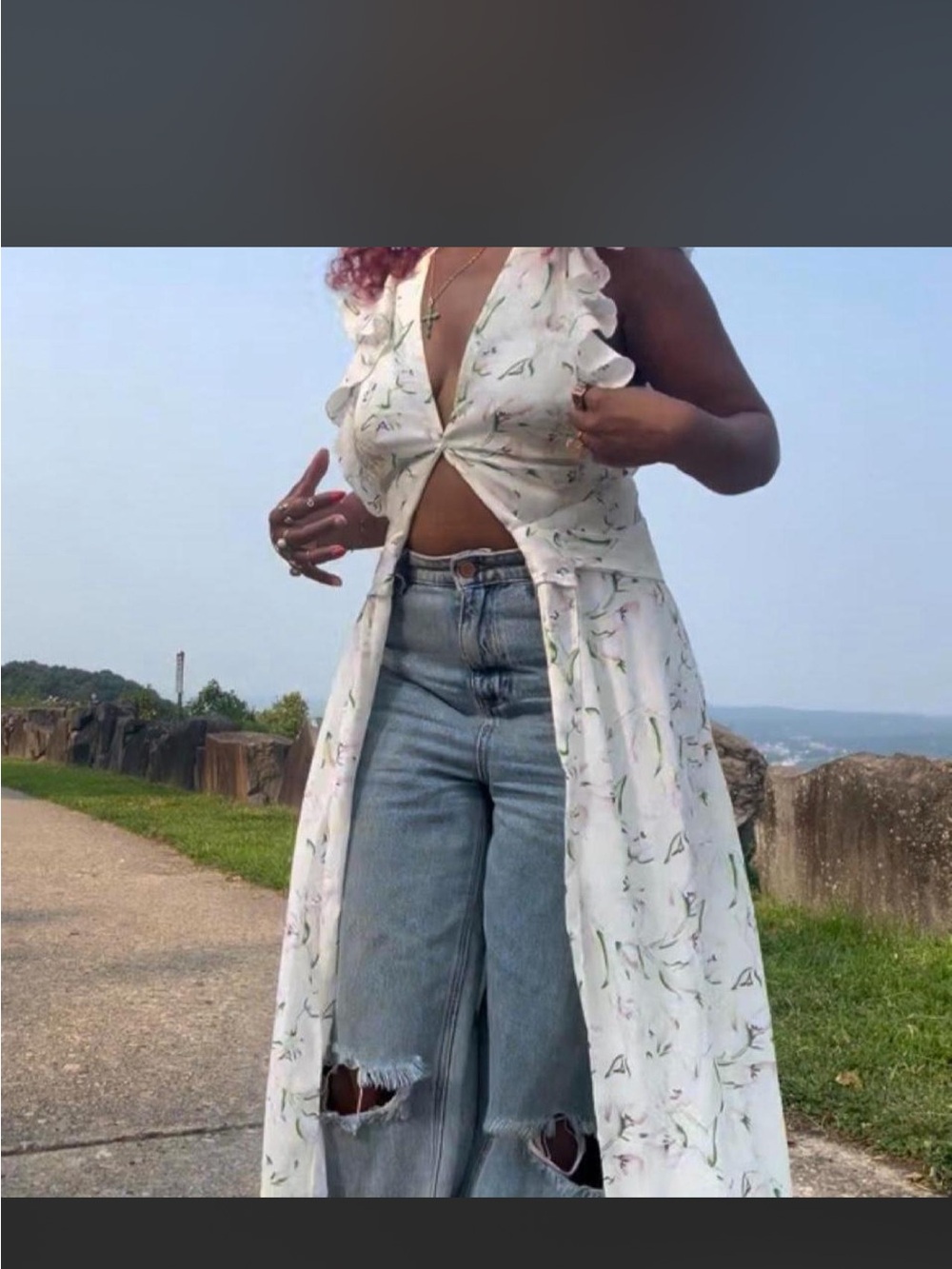 Floral maxi dress
